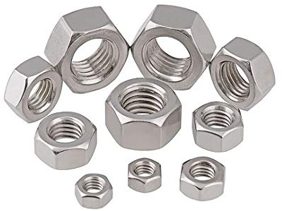 BOZONLI M20(20mm) Sechskantmuttern Sicherungsmuttern Kontermuttern Stopmuttern Klemmmuttern Selbstsichernd 304 Edelstahl Kontermutter Muttern