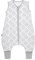 emma & noah Baby Schlafsack mit Füßen 2.5 TOG, Strampelsack für den Herbst und Winter, Bio-Baumwolle, OEKO-TEX Zertifiziert, Kuscheliger Schlafsack für Neugeborere (Rauten Grau, 90 cm)