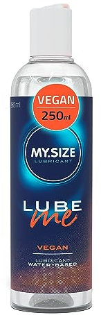 MY.SIZE Lube Me Premium Gleitgel vegan 250 ml I Gleitmittel ohne tierische Inhaltsstoffe I Lubricant Gel für Toys & Latexkondome geeignet I water based