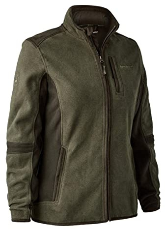 Deerhunter Lady Pam Bonded Fleece Jacket Graphite Green C48 Green - Hunting jacket insulated weatherproof for Men