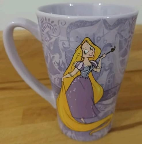 Disney Tall Artist Rapunzel Tangled Purple Latte Mug