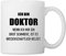Spreadshirt Ich Bin Doktor Lustiger Spruch Geschenk Promotion Tasse, One size, Weiß