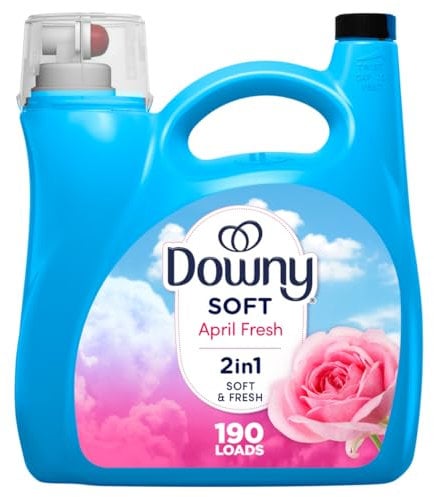 Downy Weichspüler Flüssig, April-frischer Duft, 4,140 ml, 190 Waschladungen, HE-kompatibel