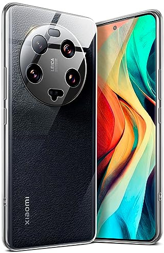 moex für Xiaomi 13 Ultra Hülle Durchsichtig, Silikon Handyhülle Transparent, Clear Case Ultra Slim, Backcover Schutzhülle Dünn, Silikonhülle Minimalistisch, Aero Case, Klar