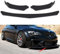 Mulcort 4 Stück Auto Front Stoßstange Lip Body Kit Spoiler Splitter ABS Stoßstange Canard Lip Splitter Universal