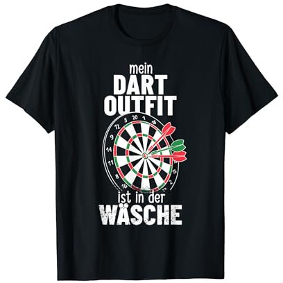 Darts Dart Kostüm In Der Wäsche lustiges Dart T-Shirt