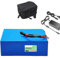 JHKJ Batterie 24V 36V 48V Batterie au Lithium étanche 10Ah 12Ah 15Ah 18Ah 20Ah 25Ah Batterie Li-ION pour Moteur 0-1000W,48v10ah