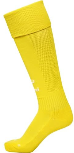 hummel Unisex Kinder Hmlessential Football Sock, BLAZING YELLOW/WHITE, 27-30 EU
