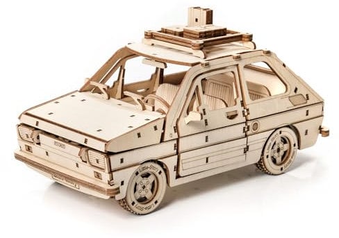Little Story Holz Puzzle 3D pädagogisch Modell Do it Self Für Kinder Erwachsene Sammlerstück (FIAT 126P)