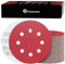 120 Pièces Disque Abrasif 125mm Grain 150 Papier Ponceuse Excentrique Disques de Poncage pour Métal Bois