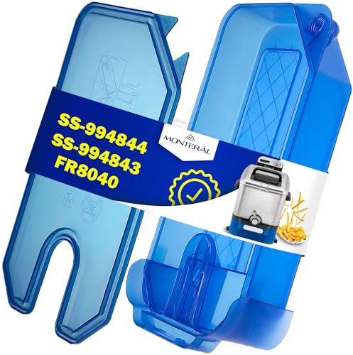 MONTERAL Recipient à Huile avec Couvercle pour la Friteuse Huile Electrique avec Le Code Original SS-994844 SS-994843 pour Tefal Oleoclean Pro FR8040 - Garantie de 10 Ans