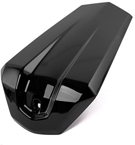 YIJIEBAO Motorrad Hinten Passagier Solo Sitz Gugel Abdeckung Sozius Fit for Yamaha YZF-R 125 R125 2008-2018 15 16 ABS Kunststoff Carbon Sitz Verkleidung(Black)