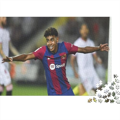 MJCZEGDCR Lamine Yamal Holzpuzzless 1000 Teile Für Erwachsene Wohnkultur Geburtstagsgeschenk Educational Game Family Challenging Games Stress Relief Toy 1000pcs (75x50cm)