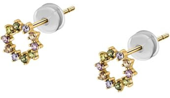 FAVS Damen-Ohrstecker 375er Gelbgold 20 Zirkonia One Size 89083567