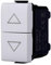 Pulsador doble 1P + 1P NO Bticino Matix compatible con Bticino Matix, color blanco