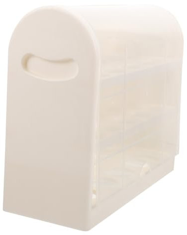 ANDRESLAD Egg Holder for Refrigerator Flipped Tray Stackable Egg Organizer for Fridge