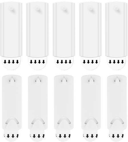 DGMI 12 Ganci per Cornici Universali Grandi, Con Strisce Adesive Rimovibili e Senza Chiodi per Appendere Quadri Senza Danni alle Pareti