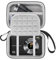 Lacdo Camera Carrying Case for CAMKORY DC403, Kodak PIXPRO FZ55, Canon PowerShot G7 X Mark III/SX740, Sony ZV-1/RX100 VII, Panasonic LUMIX ZS99 Digital Camera Protective Trave Bag, Black+Gray