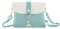 AISPARKY Handtasche Teenager Mädchen Geldbörse Crossbody Leder kleine Geldbörse Geldbeutel PU Tasche Geschenke für Kinder Mädchen Kleinkinder mit Strap Strap (Water Blue)