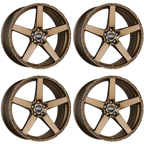 4x Dotz Felgen MarinaBay bronze 8.5Jx18 ET45 5x108 kompatibel mit Ford C-Max Edge Focus Galaxy Kuga Mondeo Puma S-Max