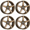 4x Dotz Felgen MarinaBay bronze 8.5Jx18 ET45 5x108 kompatibel mit Ford C-Max Edge Focus Galaxy Kuga Mondeo Puma S-Max