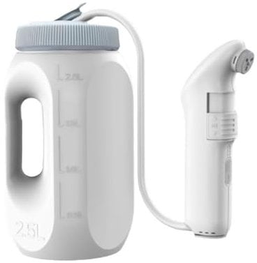WYJRO Nettoyage De La Zone Intime Douchette WC pour Hommes Femmes,Bidet Portatile Da Viaggio 2.5L Rechargeable,Électrique Douche Intime Portable