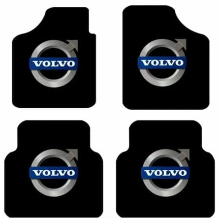 WSDUILA Auto Fußmatten Set 4-teilig für Volvo C40 S60 S60L S90 XC Classic XC40 XC60 XC70 XC90, Autofußmatten universal, Auto Teppiche Allwetter, rutschfest