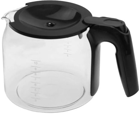Glaskanne kompatibel mit/Ersatzteil für Braun 7313210654 KF3100WH KF3120WH PurEase Kaffeemaschine