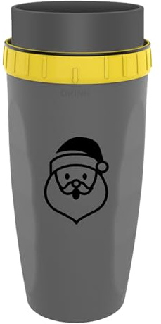Travel Tumbler – Isolierter Twist Cap Becher, ausgestattet mit Strohhalm