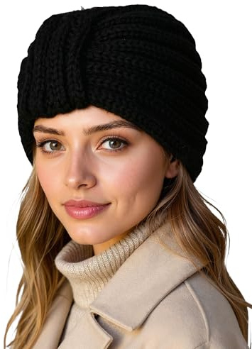 VIVISENCE Damen Mütze Weicher Merino Baumwollmix Für Komfort