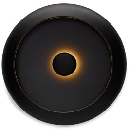 Fatboy Oloha Medium Wandlampe - Wandleuchte - Ø30,0cm - Schwarz | IP55, Lampe für Aussen und Innen, Dimmbare LED Wand Lampe mit Ladefunktion, 8 bis 90 Stunden Betrieb, 2200K Außenlampe