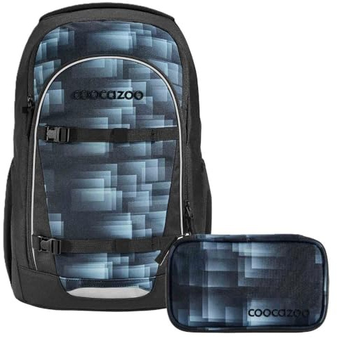Coocazoo Every Schulrucksack Set 2tlg. inkl. Schlamperbox (Shadow Shift)