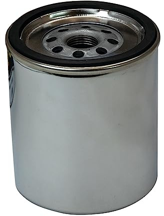 Moroso 22300 Oil Filter, Fits Small Block Chevy/Big Block Chevy Engines, Chrome, Short Style