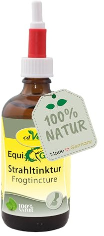 cdVet EquiGreen Strahltinktur - Tinktur gegen Strahlfäule und zur Hufpflege bei Strahlproblemen für Pferde und Ponys