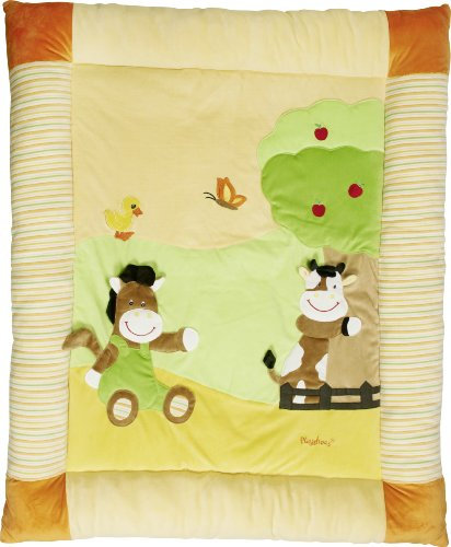 Playshoes 301744 Spieldecke, Krabbeldecke Pferd, Oeko-Tex 100