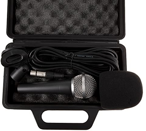 Pulse PM580 Dynamic Vocal Handheld Microphone, Hyper cardioid