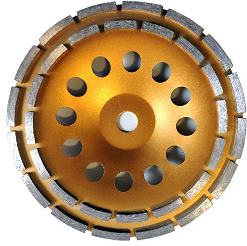 Diamante mola Piatto Dischi abrasivi Ø 230 mm Foro 22,23 mm 7 mm Doppio dente