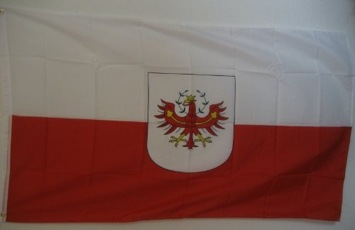 Fahnen Flaggen TIROL MIT WAPPEN 150 x 90 cm