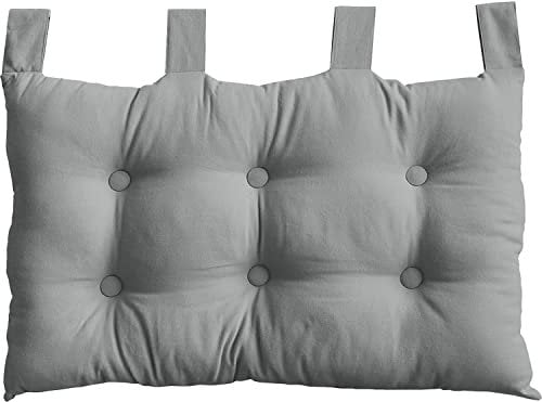 Enjoy Home Kopfteil Stoff 70 x 9 x 45 cm, grau, 9 X 45 CM
