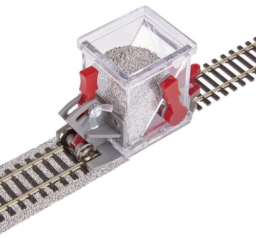 Proses PBS-H0-02 H0 Gleichstrom Schotterverteiler mit Führungsachse Höhenverstellung Absperrhebel und Anhängeoption Spur HO 1:87