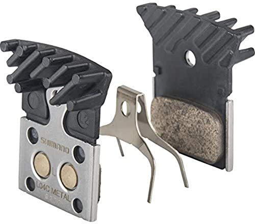 Scheibenbremsbeläge Shimano L04C Metall mit Kühlrippen