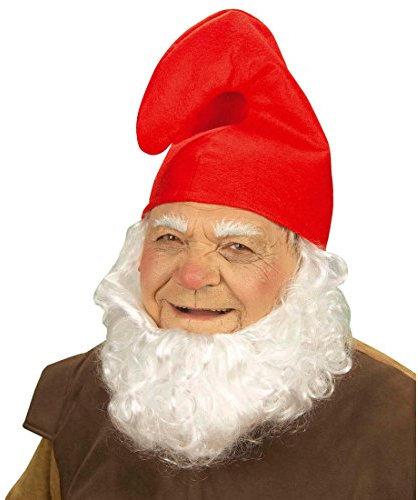 Zwergenmütze rot Zwergen Mütze Zwerg Zipfelmütze Papa Schlumpf Schlumpfmütze Fasching Wichtelmütze Kopfbedeckung Wichtel Gnom Kobold Hut Faschingsmütze Mottoparty Accessoire Karneval Kostüm Zubehör