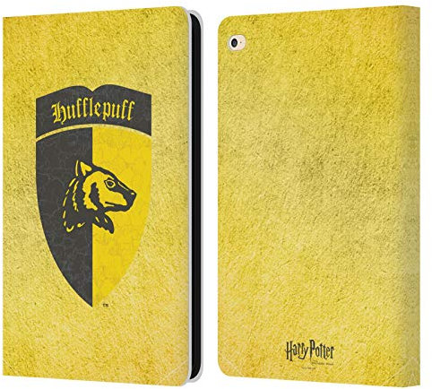 Head Case Designs sous Licence Officielle Harry Potter Hufflepuff Crête Sorcerer's Stone I Étui Portefeuille en Cuir Compatible avec Apple iPad Air 2 (2014)