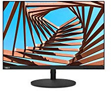 Lenovo ThinkVision T25d-10 - Monitor de 25.0 WUXGA (1920x1200 pixeles, 16:10, 4ms, 1000;1, Puertos VGA + HDMI, 3 lados sin bordes, Regulable en altura, Rotacion vertical en la peana) - Color Negro