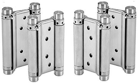 2 Paar (4 Stück) Schwerlast-Edelstahl-Federscharniere für Café/Limousine/Limousine