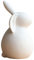 PRETYZOOM Hase Figur Statue Keramik Kaninchen Skulptur Mikrolandschaft Ornament Ostern Dekofigur für Zuhause Weihnachten Xmas Neujahr Party Tisch Kamin Dekoration Gartendeko Weiß