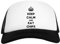 Keep Calm and Eat Chips Weiß Schwarz Unisex Baseball Cap White Black