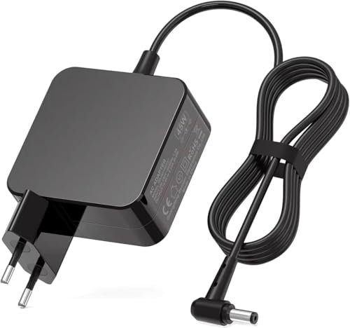 45W Cargador Portatil 19V 2,37A para ASUS Zenbook UX330 UX330U UX360 UX360C UX305 Vivobook X512FA X512DA X512JA X712FB M712DA X712FA X540S X540SA X540LA F510UA ADP-45BW Adaptador Corriente Ordenador