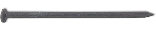 DON QUICHOTTE 930533 Stahlnagel OMK 2.0x40 blau angelassen Linsensenkkopf mit geschnittener Spitze Inhalt: 100 Stück, Silber
