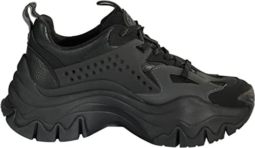 Buffalo Trail One - Vegan Nappa - Schwarz Kunstleder 38 EU
